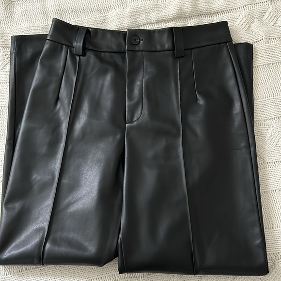 Rachel Zoe faux leather black pants - Picture 4 of 16